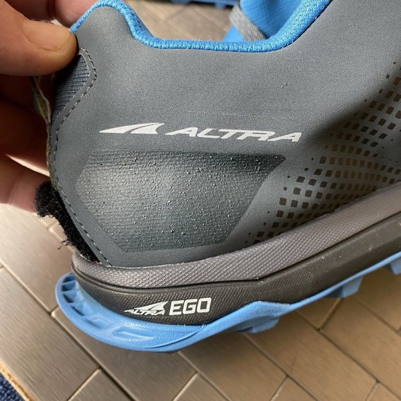 Altra Lone Peak 5 Trail AL0A4VQE431 Running Blue Gray Shoes Trail Mens Size 10 - Picture 10 of 12